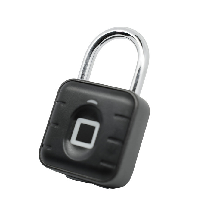 Hængelås m/fingeraftryk og bluetooth 46 mm